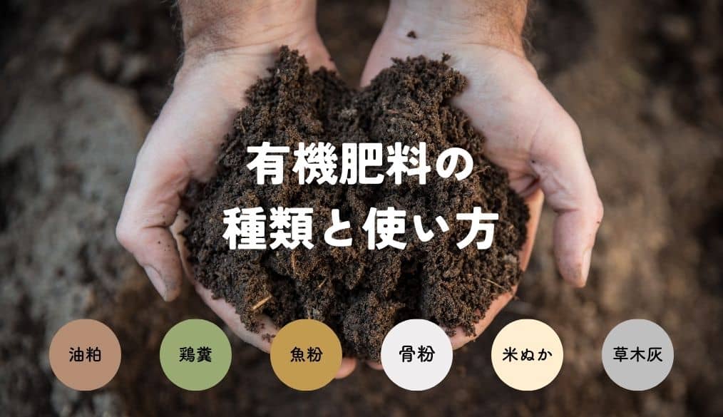 有機質肥料(有機肥料)の種類と特徴・使い方