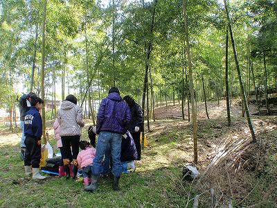 毎年恒例のタケノコ掘り やまむファーム