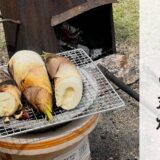 タケノコの丸焼き
