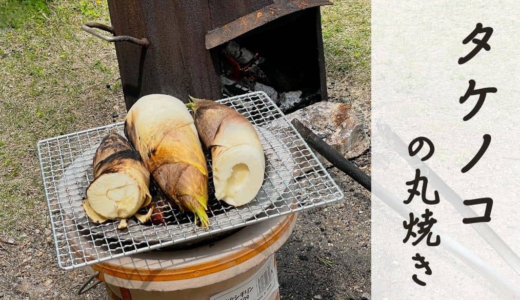 タケノコの丸焼き