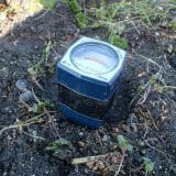 地面に刺して使う土壌酸度計（pH）