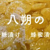 八朔（ハッサク）の砂糖漬け・ハチミツ漬けレシピ